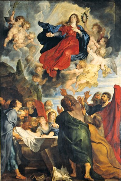 Tenhemelopneming van de Maagd Maria door Peter Paul Rubens